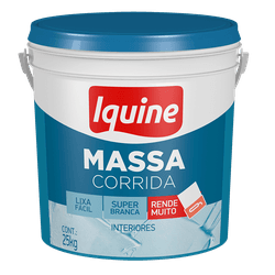 MASSA CORRIDA BALDE 25KG IQUINE - 12977 - Comercial Leal
