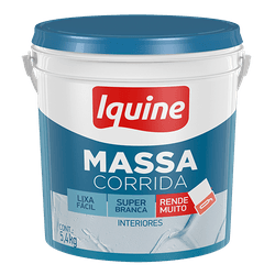 MASSA CORRIDA BALDE 5,4KG IQUINE - 12978 - Comercial Leal
