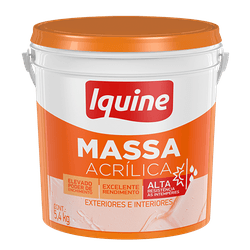 MASSA ACRILICA BALDE 5,4KG IQUINE - 12979 - Comercial Leal