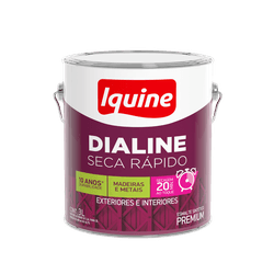 ESMALTE DIALINE SECA RAPIDO MARROM CONHAQUE 3,0L A... - Comercial Leal
