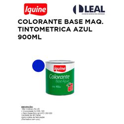 COLORANTE PARA MAQUINA TINTA AZUL INTENSO 900ML - ... - Comercial Leal