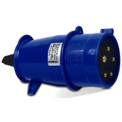PLUGUE INDUSTRIAL 250V 16A 3P+N+T 9H - 16026 - Comercial Leal