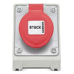 TOMADA SOBREPOR INDUSTRIAL 380/440V 16A 3P+T 6H VM... - Comercial Leal