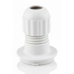 ADAPTADOR C/ PRENSA CABO PVC COND BCO 1/2