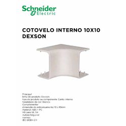 COTOVELO INTERNO BCO 10X10 DEXSON (DXN11022) - 099... - Comercial Leal