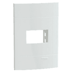 PLACA C/ SUP 4X2 1 MOD HORIZ BCO LUNARE UP SCHNEID... - Comercial Leal