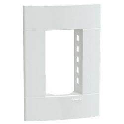 PLACA C/ SUP 4X2 3 MOD HORIZ BCO LUNARE UP SCHNEID... - Comercial Leal