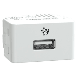 MODULO TOM USB 1A BIV BCO LUNARE UP SCHNEIDER (S40... - Comercial Leal