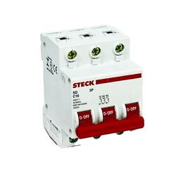 DISJUNTOR DIN TRIPOLAR 40A 3KA STECK - 03486 - Comercial Leal