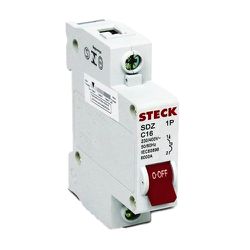DISJUNTOR DIN UNIP 10A 3KA STECK - 03113 - Comercial Leal