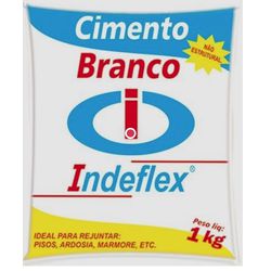 CIMENTO BRANCO 1 KG INDEFLEX/JUNTALIDER - Comercial Prado