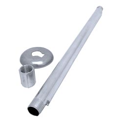 BRAÇO DE CHUVEIRO EM ALUMÍNIO 30CM GOMES - Comercial Prado