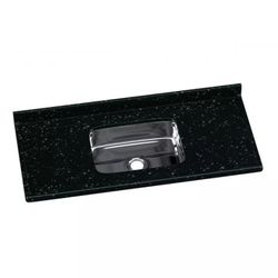 PIA DE MÁRMORE SINTÉTICO CUBA INOX - Comercial Prado
