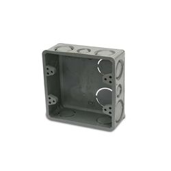 CAIXA DE LUZ 4X4 TUBOLINE CINZA - Comercial Prado