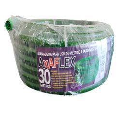 MANGUEIRA DE JARDIM AXAFLEX SILICONADA 30 MT VERDE - Comercial Prado