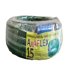 MANGUEIRA JARDIM AXAFLEX SILICONADA 15 MT VERDE - Comercial Prado