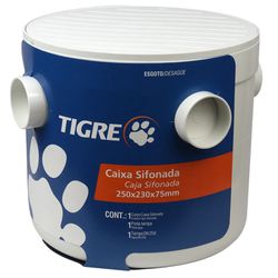 CAIXA SIFONADA TIGRE 250X230X75MM - Comercial Prado