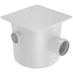 CAIXA DE GORDURA QUADRADA PLASTUBOS 250X230X75 - Comercial Prado