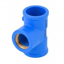 TÊ SOLDÁVEL TIGRE LR AZUL 25MM - Comercial Prado