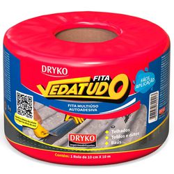 FITA MULTIUSO VEDATUDO ALUMÍNIO 10CM X 10M - Comercial Prado