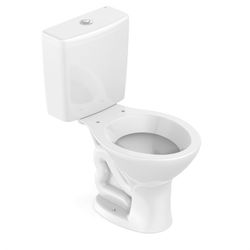 CONJUNTO BACIA COM CAIXA ACOPLADA 3/6 BRANCO - Comercial Prado