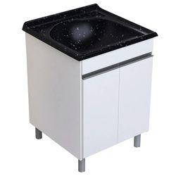ARMÁRIO PARA LAVANDERIA AMÉLIA PRETO - Comercial Prado