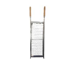 GRELHA DE CHURRASQUEIRA INOX 30X50 - Comercial Prado