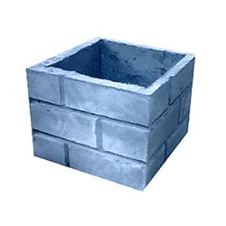 EXTENSOR DE CHURRASQUEIRA PRÉ-MOLDADA CINZA 25 cm - Comercial Prado