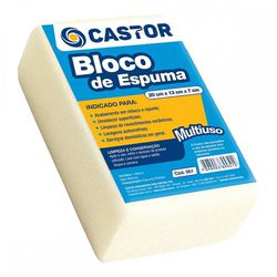 BLOCO DE ESPUMA BRANCO CASTOR - Comercial Prado