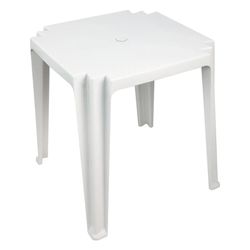 MESA PLÁSTICA BRANCA TRAMONTINA 78 cm - Comercial Prado