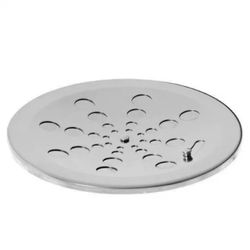 GRELHA REDONDA 15 CM INOX GIRATÓRIA - Comercial Prado