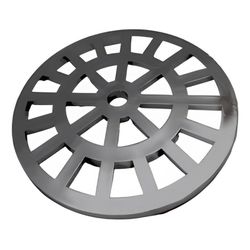 GRELHA REDONDA 15 CM CROMADA DACUNHA - Comercial Prado