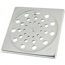 GRELHA QUADRADA 10 CM INOX GIRATÓRIA - Comercial Prado
