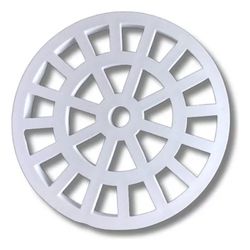GRELHA REDONDA 10 CM BRANCA DACUNHA - Comercial Prado