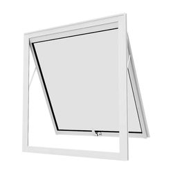 VITRÔ DE ALUMÍNIO BRANCO MAX-AR 0,80X0,80 - Comercial Prado