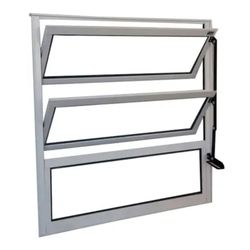 VITRÔ DE ALUMÍNIO BRANCO BASCULANTE 0,80X0,80 - Comercial Prado