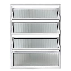 VITRÔ DE ALUMÍNIO BRANCO BASCULANTE 0,80X0,60 - Comercial Prado