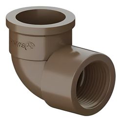 JOELHO SOLDÁVEL TIGRE LR MARROM 32MM - Comercial Prado