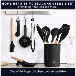 Conjunto de Utensílios de Cozinha Home Hero de 33 ... - compras da favela