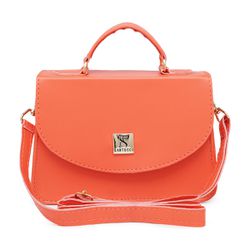 Bolsa Mini Bag Bolsinha Laranja Pequena Feminina D... - COMPRESHOES