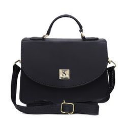 Bolsa Mini Bag Bolsinha Preto Pequena Feminina De ... - COMPRESHOES
