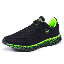 Tenis Ghost 3 Masculino e Feminino Preto e Verde E... - COMPRESHOES