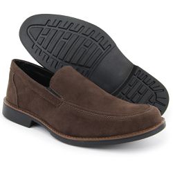 Sapato Casual Social Masculino Oxford Camurça Cafe - Br2 1702