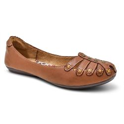 Sapatilha Feminina Couro Whisky Bico Redondo 3001 Confort Bruna Paula