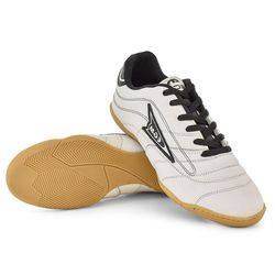 Chuteira Masculina Branco Indoor Futsal Para Quadra EGM