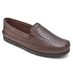 Mocassim Sapatilha Masculina Couro Conhaque Granado