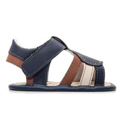Sandália Bebe Baby Menino Conforto Primeiros Passos Azul