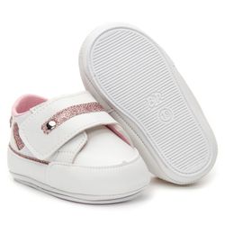 Sapato Tênis Bebe Baby Menina Conforto Primeiros P... - COMPRESHOES