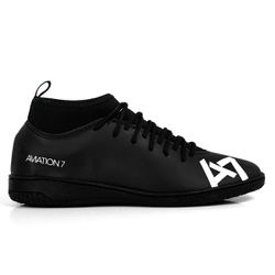 Chuteira Futsal Profissional Reforçada Preto Futeb... - COMPRESHOES