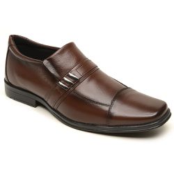 Sapato Social Masculino AntiStress SportFino Marro... - COMPRESHOES